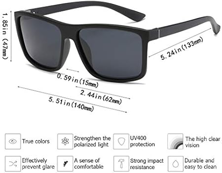 Zonnebril Heren Dames Gepolariseerde Lens UV400 Bescherming Lichtgewicht Vierkant Montuur Vintage Stijl Zonnebril Voor Vissen Rijden Wandelen Zonnebril Heren Dames Gepolariseerde Lens UV400 Bescherming Lichtgewicht Vierkant Montuur Vintage Stijl Zonnebril Voor Vissen Rijden Wandelen