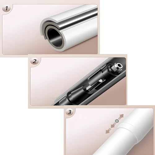 Tringle de tension sans trou pour douche, solution murs intacts - 4