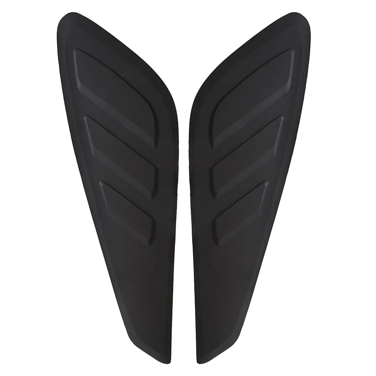 Genouillères de réservoir caoutchouc noir moto pour éviter les glissements
