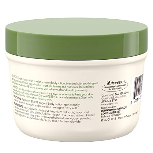 Johnson & Johnson Aveeno Daily Moisturizing Body Yogurt Lotion, Apricot & Honey 7 oz