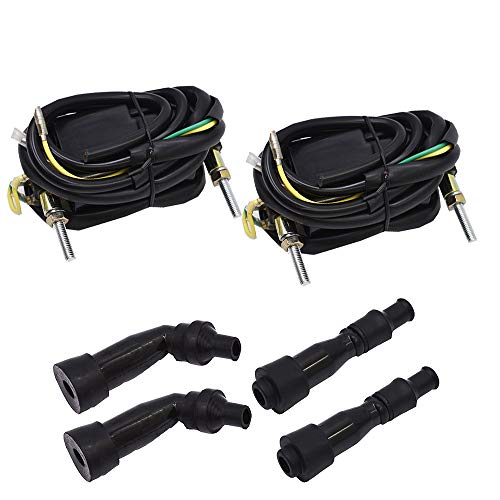 Labwork Dual Lead Wire Ignition Coil 12Volts Replacement For Honda Kawasaki Yamaha Suzuki Ca Cb Cm Kz Xs Gs 750 400 450 175 21121-1174 #TOP6