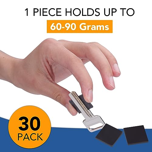 image for DIYMAG Adhesive Magnetic Squares, Flexible Sticky Magnetic Tape (Each 