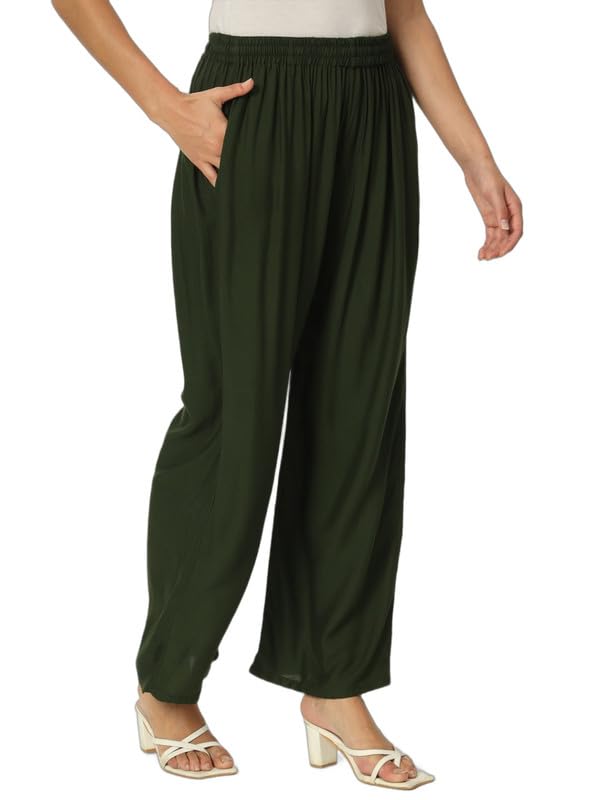 Image of Soft Colors Relaxed Fit Pocket Palazzo