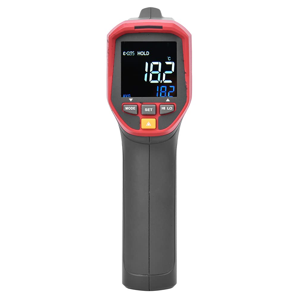 UT303A Termómetro infrarrojo digital portátil sin contacto - Medidor de temperatura láser con rango de -32 a 800 grados Celsius, relación de distancia a punto de 30 a 1 y