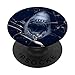 Acqua Congelata Grande Squalo Bianco Freddo Oceano Denti Amante Spavent PopSockets PopGrip Intercambiabile