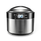 Joydeem Electric Stew Pot, 8.5Qt Stainless Steel Inner Pot with 5 Ceramic Liners (3.5L + 4 × 0.45L), Dual Cooking Modes, Brushed Stainless-Steel Exterior, For Soup, Congee & Bird’s Nest, DDG-B350