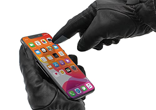 Wantalis Digiskin - Pegatina para hacer guantes táctiles, color negro, talla única (10 unidades), Negro, Talla única