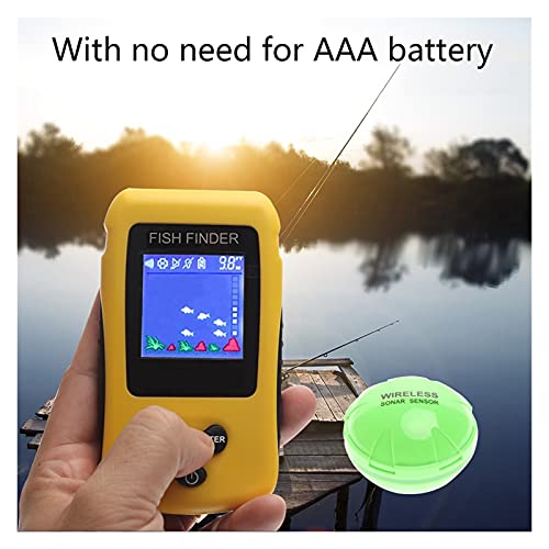 Wireless Color Screen Fish Fisher Wyświetla duże, średnie i małe ryby do recepcji dalekobieżnych