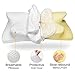 Coisum Cervical Pillow, Back Side Sleeper Pillow, Orthopedic Pillow for Neck Pain, Neck Pillows for Pain Relief Sleeping, Neck Support Pillows with a Washable Pillowcase, Contour Memory Foam Pillow