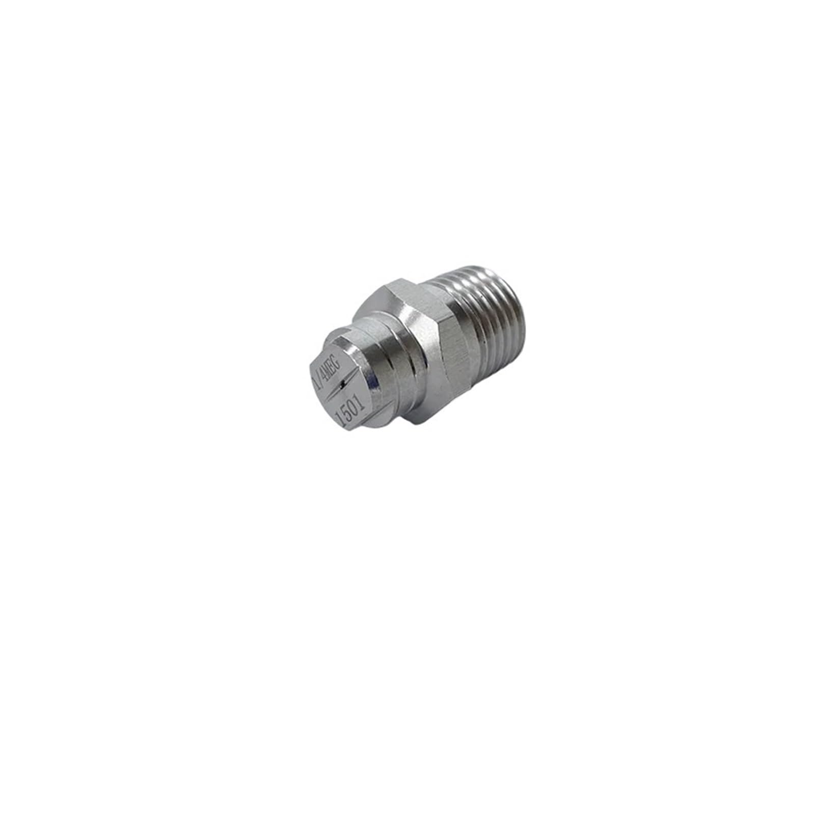 Boquilla de pulverización de abanico plano, Boquilla de ventilador plano acero inoxidable, 1/4'', BSPT, 0-65 grados, 20-275, barra limpieza, paquete 5(5pcs 1l4 5008)