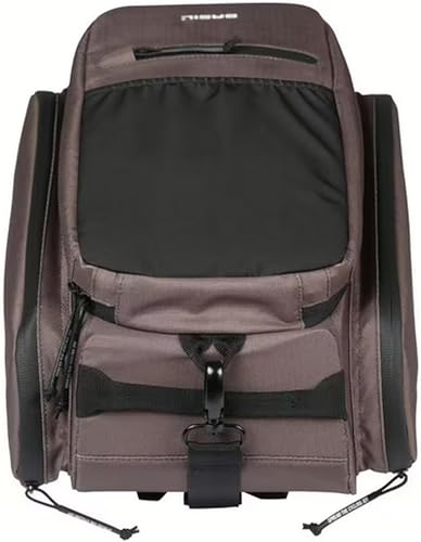 Basil Move - Borsa Portapacchi, Sistema Mik, 10-26 Litri, Impermeabile, Colore: Marrone - 2