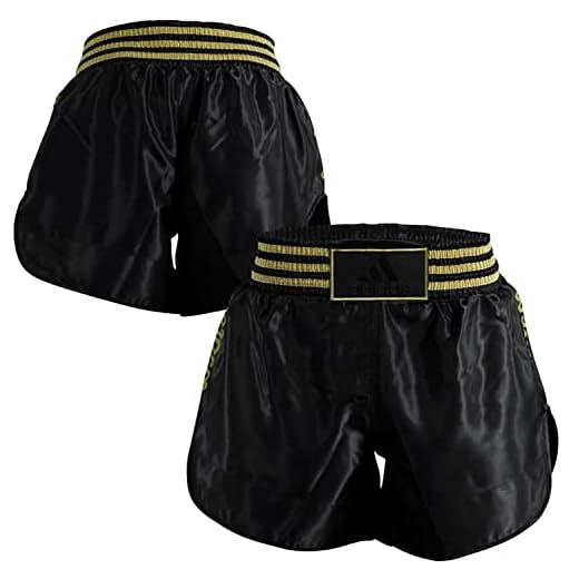 adidas Muay Thai kickbox-shorts, unisex, svart, XL