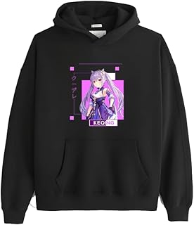 Anime Genshin Jean Lisa Barbara Noelle Mona Kaeya Zhongli Xiao Venti Hoodie black 23