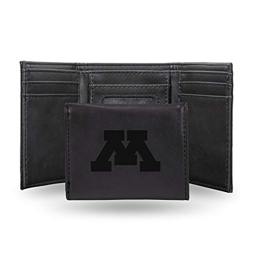 Image of Rico Industries NCAA Laser Engraved Trifold Laser Engraved Tri-Fold Wallet - Men's Accessory