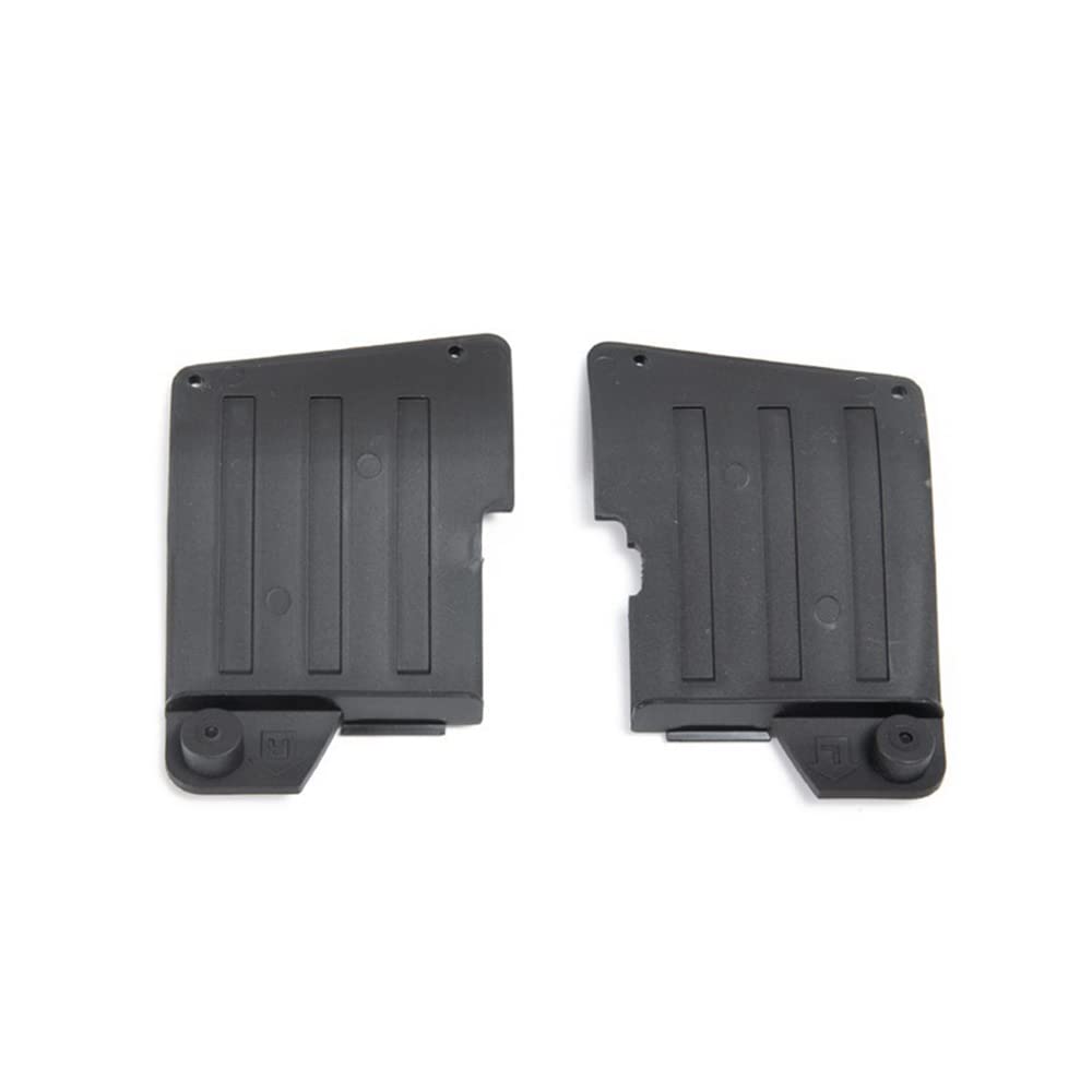 Parafango anteriore e posteriore plastica nera per 1/10 RC Crawler SCX10 II 90046 90047 parti di aggiornamento