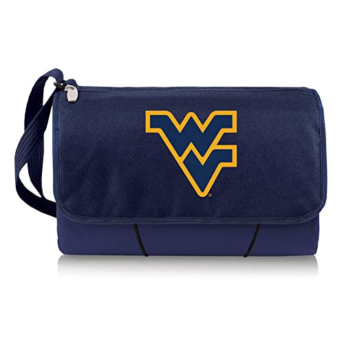 NCAA West Virginia Mountaineers Blanket Tote Outdoor Picnic Blanket - Beach Blanket - Camping Blanket