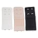 Women's Soft Back Bra Band Extender, Pack of 3 (Black, White, Beige, 2 Hooks)