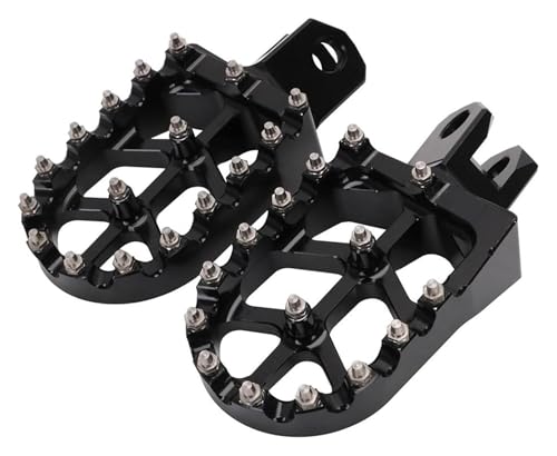 Repose pieds moto Kawasaki KLX400R avec surface antidérapante