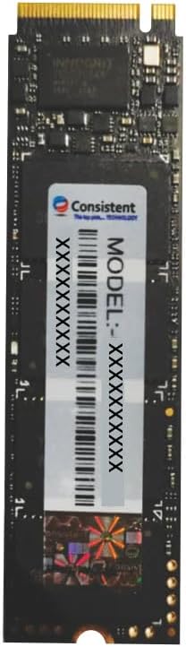 Consistent 1 TB NVMe PCIe M.2 SSD 2280, 3D NAND with SLC Cache, Up to 3000MB/s, 5 Years Warranty
