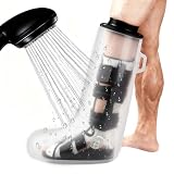 Apasiri Gps impermeabile Gps Gamba lunga per doccia e bagno – 100% impermeabile e riutilizzabile – Protezione doccia per gambe, delicato sulla pelle, facile da indossare – Protezione per gesso, ferite