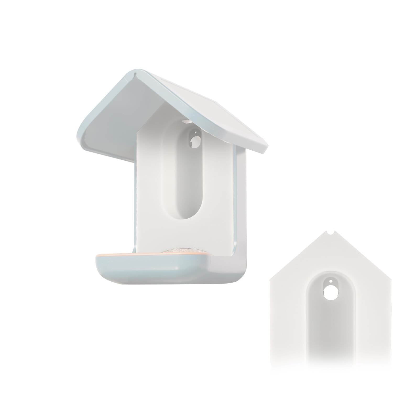 Panneau avant de rechange pour mangeoire Birdbuddy en plastique transparent durable