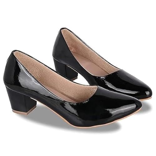 Image of Women's Beautiful Design Synthetic Leather Block Heel TPR Sole Sandal for Wedding Party & Festive