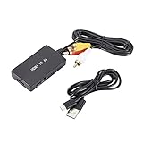 Amplia aplicación: este adaptador convertidor HDMI a RCA es ampliamente utilizado en dispositivos con salida HDMI para mostrar en televisores antiguos con entrada RCA, tales como: reproductor de DVD, STB, PS3, PS4, HDMI TV Stick, PC, etc.