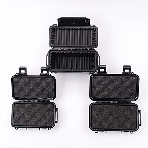 Tophomer Weatherproof Shockproof Hard Case, 200 X 98 X 82 Mm Outdoor Shockproof Sealed Waterproof Safety Case Plastic Tool Dry Storage Box With Foam #TOP3