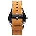 MVMT Classic Men's 45 MM Analog Black Tan Watch with Leather Strap