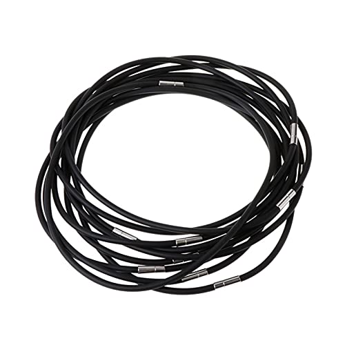 Cuerda de caucho NK803 para collar sin enredos con cierre resistente para colgar dijes de moda 2