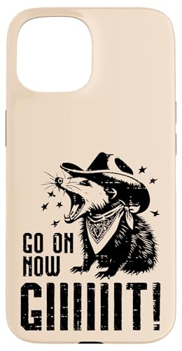 Opossum Cowboy Go On Git Funny Possum ���[���A �����Y ���f�B�[�X �L�b�Y �X�}�z�P�[�X iPhone 15 �p