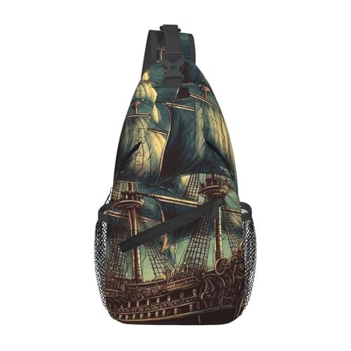 Mochila Small Sling para Senderismo Unisex Negra miniatura 2