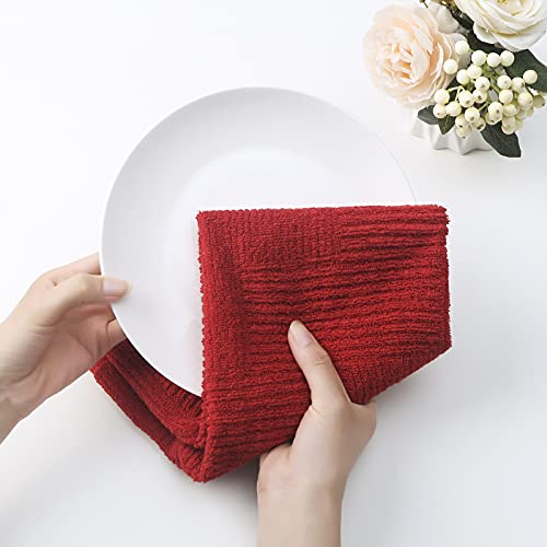 Anyi Dish Towels For Kitchen, Absorbent Cotton Kitchen Towels For Drying Dishes, Terry Tea Towels For Cleaning Set Of 3, 16X26 Inches #TOP2