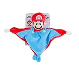 Simba My Mario Schmusetuch mit Rassel - aus weichem Plüsch, Nintendo Spielzeug für Fans und Kinder ab den ersten Lebensmonaten