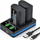 TAVT 2pcs 2600mAh DMW-BLK22 Akku und Ladegerät für Panasonic Lumix DC-S5, S5 II, S5 IIX, S9, GH6, G9, DC-G9 II, GH5 II, DC-GH7 Kamera