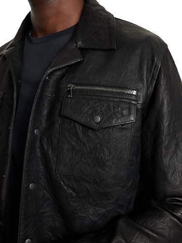 John Varvatos Men's Asher Leather Jacket2