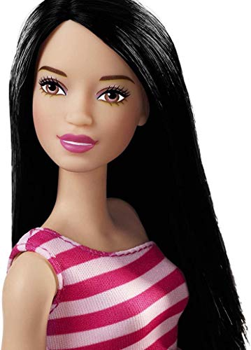 Barbie Muñeca con Vestido Rosa de Volantes miniatura 3