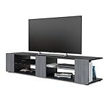 Material: Gracias a los frentes de MDF laminado de gran calidad y al cuerpo de aglomerado con recubrimiento de melamina, la mesa para TV es muy ligera y estable y, además, es muy fácil de cuidar. Acabado de calidad: Made in Germany.