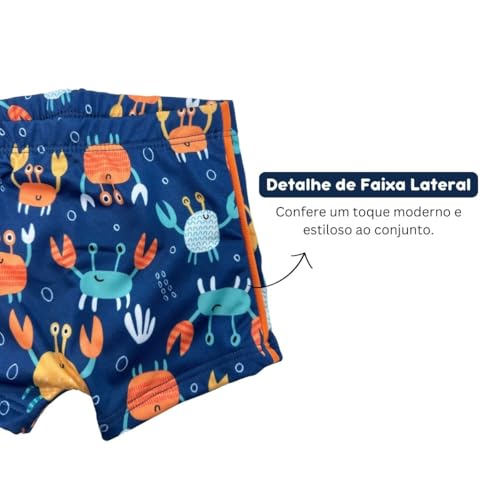 Kit Poncho + Conjunto Proteção UV Biquíni Sunga Infantil Piscina Saída de Praia Menino Menina (BR, N