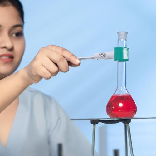 Pince de laboratoire pour flacons éliminant les vibrations du support de titrage