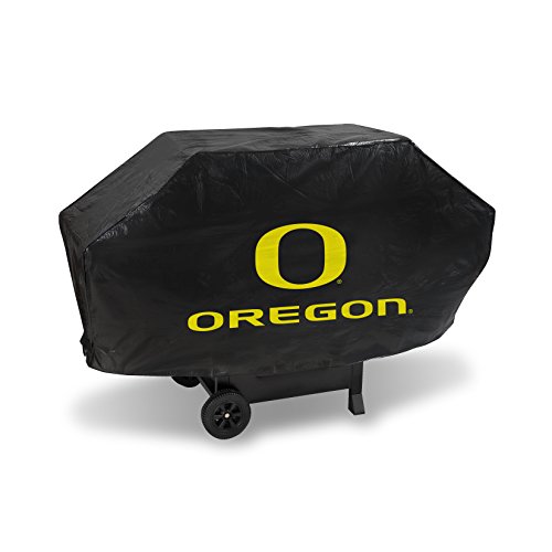 Rico Industries NCAA Oregon Ducks Black Deluxe Grill Cover Deluxe Vinyl Grill Cover - 68