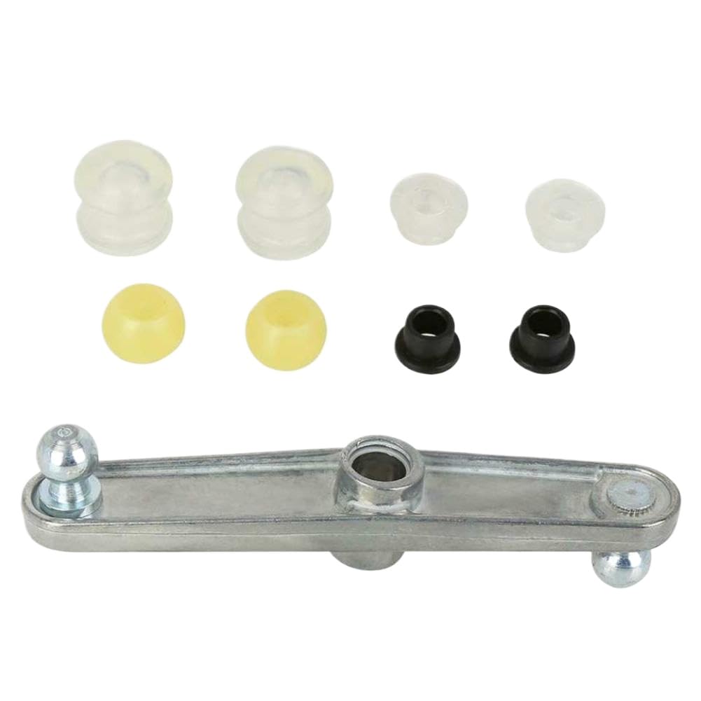 Rboand Onecolor 9Pcs Auto Gear Shifter Linkage Lever Metal Accessories Silver Assemblies Compatible With