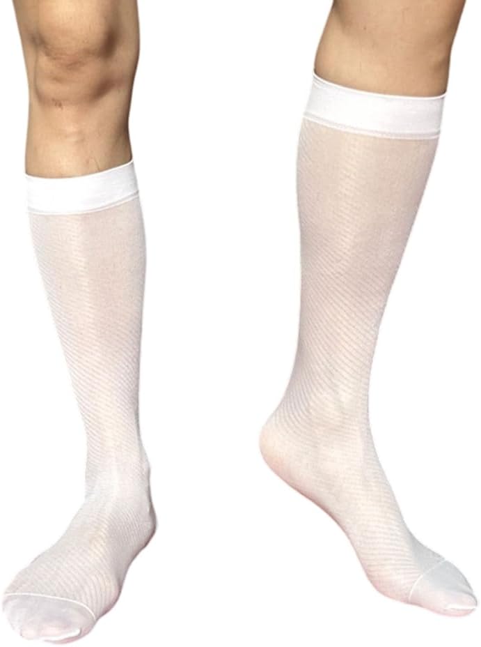 Premium Men Dress Socks for Business Prom Occasion Breathable Nylon Fabric Socks with Comfort and Practical