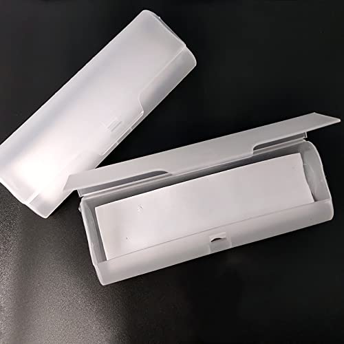 Image of 6 Pieces Plastic Glasses Case, Portable Translucent Eyeglasses Case, Spectacle Case, Eyewear Protector Box, Sunglasses Protector for Students, Kids, Travel Size, (XCSDCAD15663)