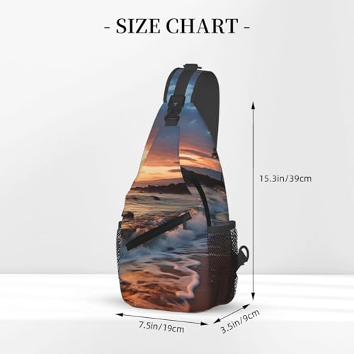 Mochila Bandolera Negra Compacta para Hombre y Mujer miniatura 2