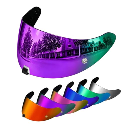 Image of PSLER Helmet Visor for T520 ST1400 R1 - T520 ST1400 R1 Face Shield Helmet Visor Helmet Accessories,Purple