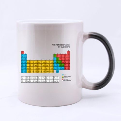Miniatura 2 de Regalo mágico especial para Navidad, Año Nuevo, cumpleaños, taza de cerámica Morphing - Cool Knowledge About Chemistry "The Periodic Table of