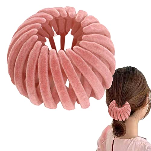 1/7 pinzas para el pelo para mujer | Clip de pelo mágico de nido de pájaro | Pinzas para el pelo de nido de pájaros de terciopelo | Pinza de pelo de moda accesorios para el cabello para mujeres Cover