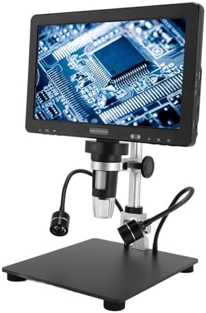 20MP Digital Microscope with 1500X Magnification, 10.1-Inch IPS LCD ...