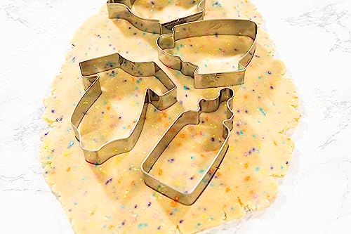 Bakerpan 52176 Stainless Steel Cookie Cutter Baby Bottle & Bodysuit Set thumb #1